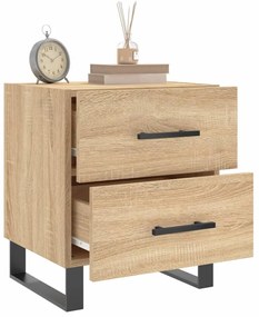 vidaXL Κομοδίνο Sonoma Δρυς 40 x 35 x 47,5 εκ. από Επεξεργασμένο Ξύλο