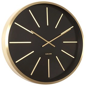 Ρολόι Τοίχου Maxiemus KA5579BK Black Karlsson Metal