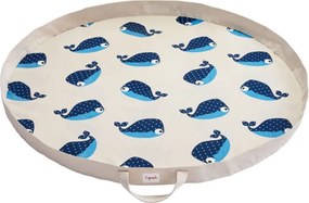 3Sprouts Στρώμα παιχνιδιού και τσάντα 2 σε 1, Whale
