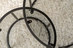 Coffee Table Set Aurum - 60, 42 - Black, Grey Black
Grey