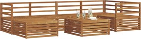 vidaXL Σειρά Καναπέ Εξωτερικού 7 pcs Φυσικό