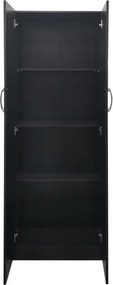 Ντουλάπα δίφυλλη Athos pakoworld σε wenge απόχρωση 60x42x180εκ