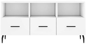 vidaXL Έπιπλο Τηλεόρασης Λευκό 102 x 36 x 50 εκ. από Επεξεργ. Ξύλο