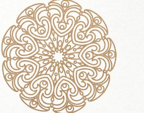 Intra απο ξύλο plywood  Χρώμα wenge 3mm-4mm πάχος - Διακοσμητικό Mandala Papercut Δίασταση 30x30 cm INTRAFABR-98692283