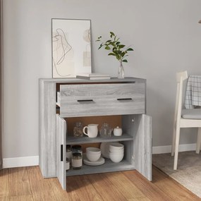 vidaXL Ντουλάπι Γκρι Sonoma 80x33x70 εκ. από Επεξεργασμένο Ξύλο