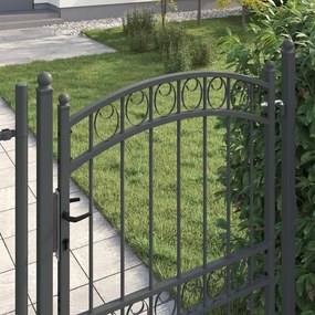vidaXL Πύλη Φράχτη EMMEN 170 x 100 εκ. Ατσάλι με Επικάλυψη Πούδρας