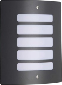 Απλίκες τοίχου Brilliant Ανθρακί Πλαστική ύλη 60 W E27