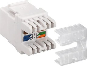 GOOBAY Keystone module RJ45 CAT 6 95740, UTP, 250MHz, λευκό