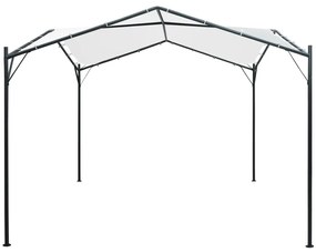 vidaXL Κιόσκι Λευκό 3 x 3 x 2,6 μ. 180 γρ./μ²