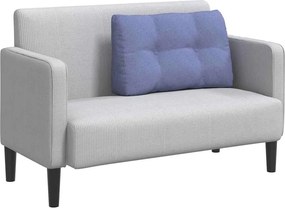 vidaXL Μαξιλάρι Πλάτης Μπλε τζην 80 x 24 x 50 εκ ύφασμα