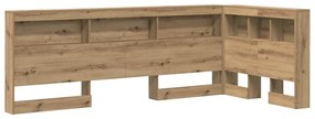 vidaXL Κεφαλάρι Αποθήκης artisan δρυς 100 cm Επεξεργασμένο ξύλο