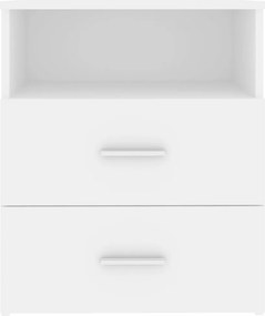 vidaXL Κομοδίνο Λευκό 50 x 32 x 60 εκ.