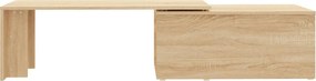 vidaXL Τραπεζάκι Σαλονιού Sonoma Δρυς 150x50x35 εκ. από Επεξ. Ξύλο