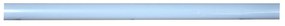 Κουρτινόξυλο Βέργα Φ19mm Μονό 160cm Grace White Mat 516197