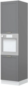 Επιδαπέδιο ντουλάπι φούρνου ψηλό Tahoma K23-60-2KR-Γραφίτης