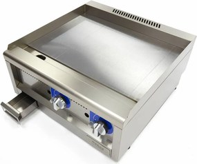 Commercial Grade Griddle - Smooth - Double Unit - 60cm Deep - Gas