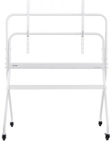 VEVOR Rolling TV Stand Mobile TV Cart Holds Up to 198 lbs for 35-100 In Screens