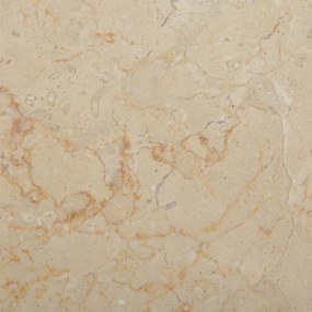 vidaXL Επιφάνεια Τραπεζιού Κρεμ Ø50 x 2,5 cm Μαρμάρινη