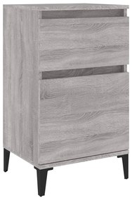 vidaXL Κομοδίνο Γκρι Sonoma 40x35x70 εκ.