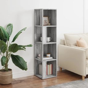 vidaXL Corner Cabinet 33 x 33 x 132 cm Engineered wood Γκρι Sonoma