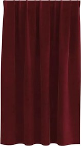 vidaXL Κουρτίνες 2 τμχ. Κόκκινο 140 x 140 cm Βελούδο