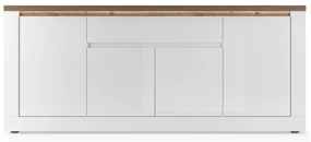 Έπιπλο Τηλεόρασης Ανθρακί Οξειδωμένο 121x43x57