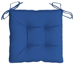 vidaXL Μαξιλάρια Καρέκλας Κήπου 6 τεμ. Μπλε 50x50x7 εκ. Oxford Ύφασμα