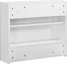 vidaXL Καθρέφτης Μπάνιου με Ντουλάπι Λευκό 80 x 15 x 60 εκ. από MDF