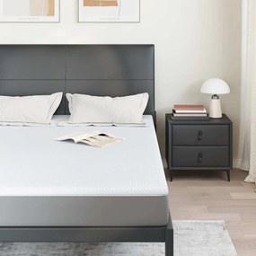 vidaXL Στρώματα Λευκό 140 x 200 cm 100% ύφασμα πολυεστέρα με τζακάρ