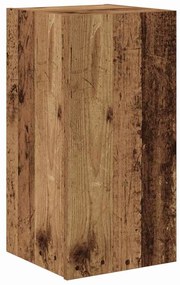 vidaXL Σετ επίπλου τηλεόρασης 10 pcs Παλαιό ξύλο 30.5 x 30 x 90 cm