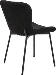 Καρέκλα Melina Μαύρο 48 x 59 x 80