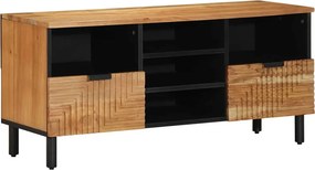 vidaXL Ντουλάπι TV Solid Acacia Wood 100 x 33,5 x 46 εκ