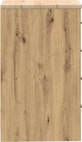 vidaXL ντουλάπι αποθήκευσης γκαράζ 40x51x85 εκ μασίφ ξύλο πεύκο