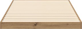 vidaXL Κρεβάτι δαπέδου Artisan Oak 80 x 200 cm Επεξεργασμένο ξύλο