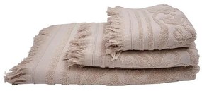 Πετσέτα Κρόσι 1 Beige Μπάνιου (80x150)