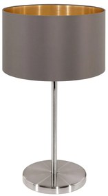 Φωτιστικό Επιτραπέζιο Maserlo 31631 Cappucino Eglo Metal, Fabric