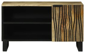 vidaXL Ντουλάπι τηλεόρασης 80x31.5x46 εκ. Στρατηγικά ξύλο μάνγκο και ξύλο προσδιορισμού