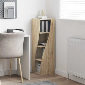 vidaXL Γωνιακό Ντουλάπι Δρύς Sonoma 32x32x102εκ Επεξεργασμένο ξύλο