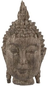Διακοσμητικό Κεφάλι Βούδα 73629 16,5x16x30,4cm Brown Artekko Polyurethane