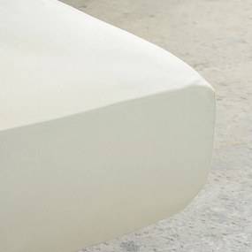 Σεντόνι Unicolors Με Λάστιχο Dusty Beige Nima Μονό 100x232cm 100% Cotton