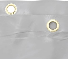 vidaXL Μουσαμάς Γκρι 1 x 2,5 μ. 650 γρ./μ²