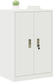 vidaXL Ντουλάπι αποθήκευσης Λευκός 60 x 40 x 90 cm Ατσάλι