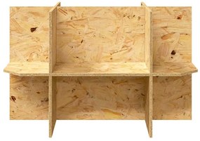 vidaXL Βάση Terrarium Καφέ 80 x 50 x 50 εκ OSB