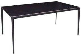 Τραπέζι Barret ΕΜ835,3 140x80x74cm Stone Black Aluminum,Technomarble
