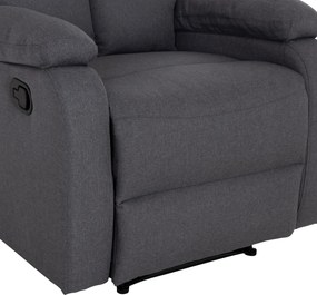 ΠΟΛΥΘΡΟΝΑ RELAX DIONI HM3296.01 ΓΚΡΙ ΥΦΑΣΜΑ 85x90x100Υεκ.