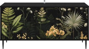 vidaXL Ντουλάπι TV RHENEN 102 x 33 x 51 εκ Μαύρη Δρυς