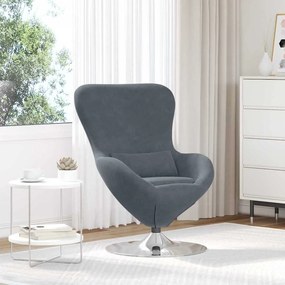 vidaXL Πολυθρόνες, Recliners & Καρέκλες Σκούρο γκρι Μέγεθος Μ
