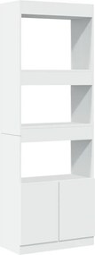 vidaXL Ντουλάπι Λευκό 63x33x180 εκ. από Επεξεργασμένο Ξύλο