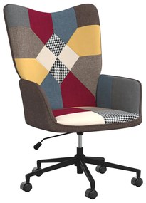 vidaXL Πολυθρόνα Relax Σχέδιο Patchwork Υφασμάτινη