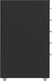 vidaXL Αρχειοθήκη Φορητή Λευκή 28 x 41 x 69 εκ. Μεταλλική